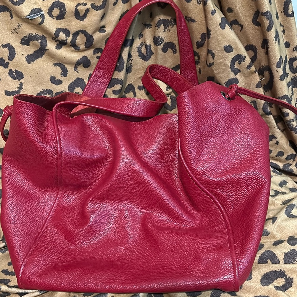 Zara Leather tote bag